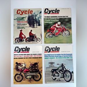 Cycle Magazine Lot 1965-1968 Vintage (Motorcycles/Motorbikes)